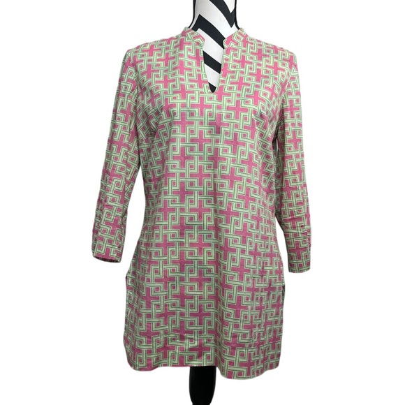 Brooks Brothers 100% Cotton Sz M Preppy Tunic Top - Picture 2 of 11